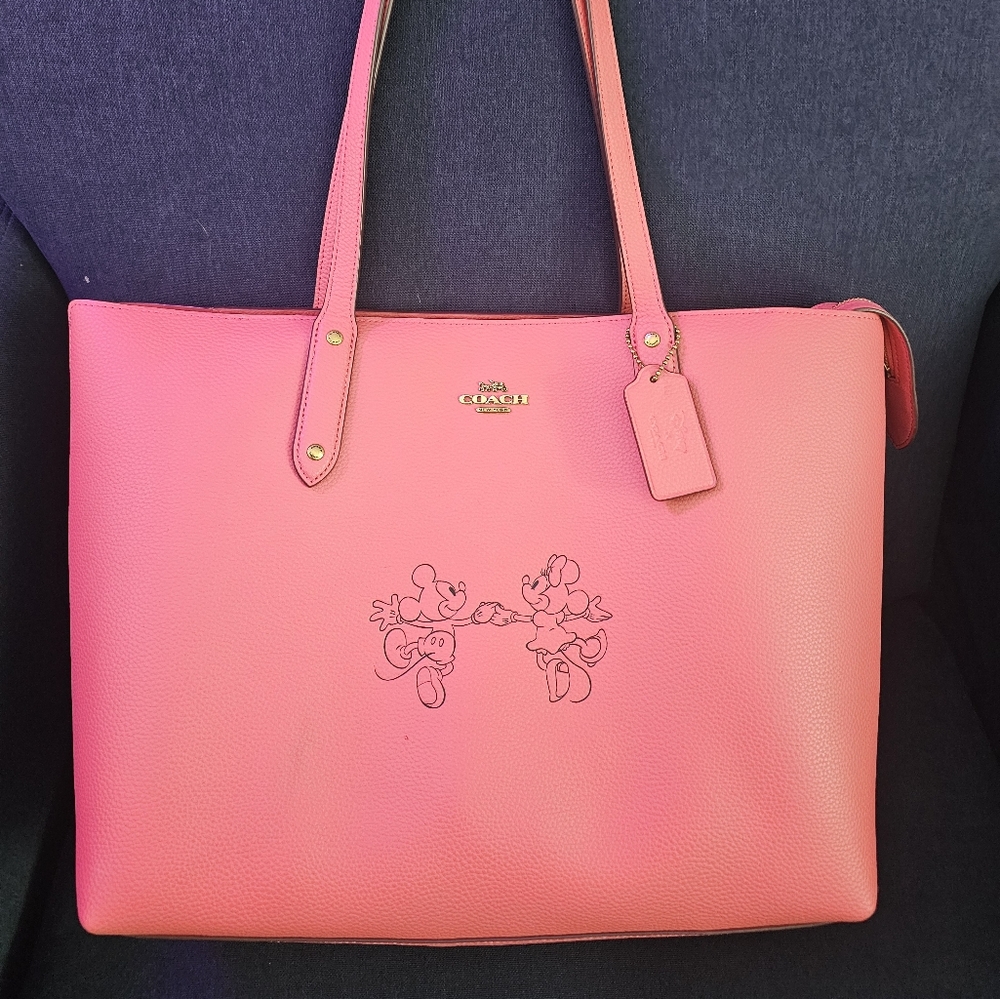 Coach X Disney Bag Watermelon Minnie And Mickey